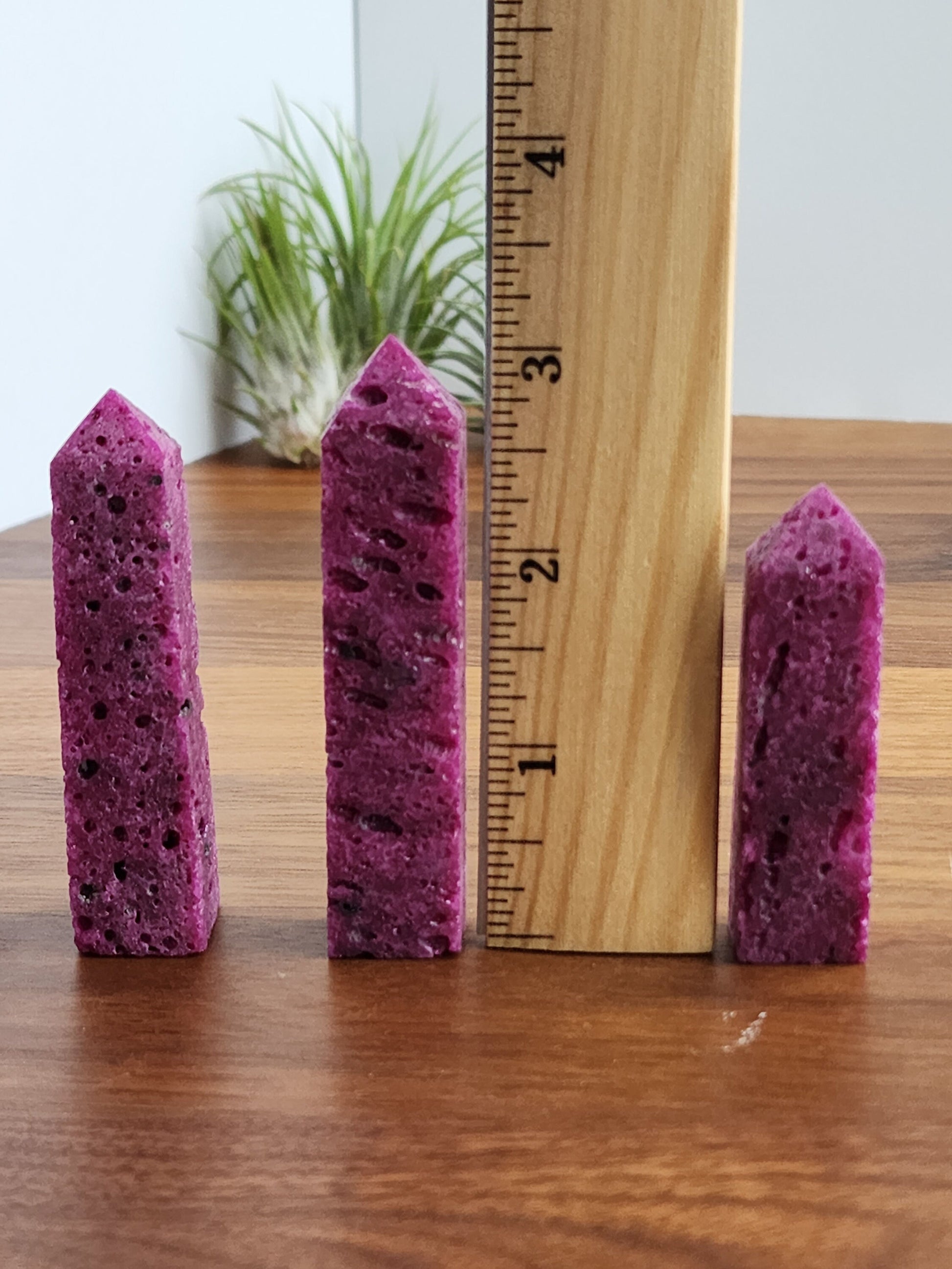 Honeycomb Ruby Points | 2.5 - 3 " Purple Towers | Magenta Crystals | Choose Your Crystal!